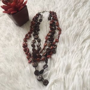 🌸Cute Wood layered Necklace🌸